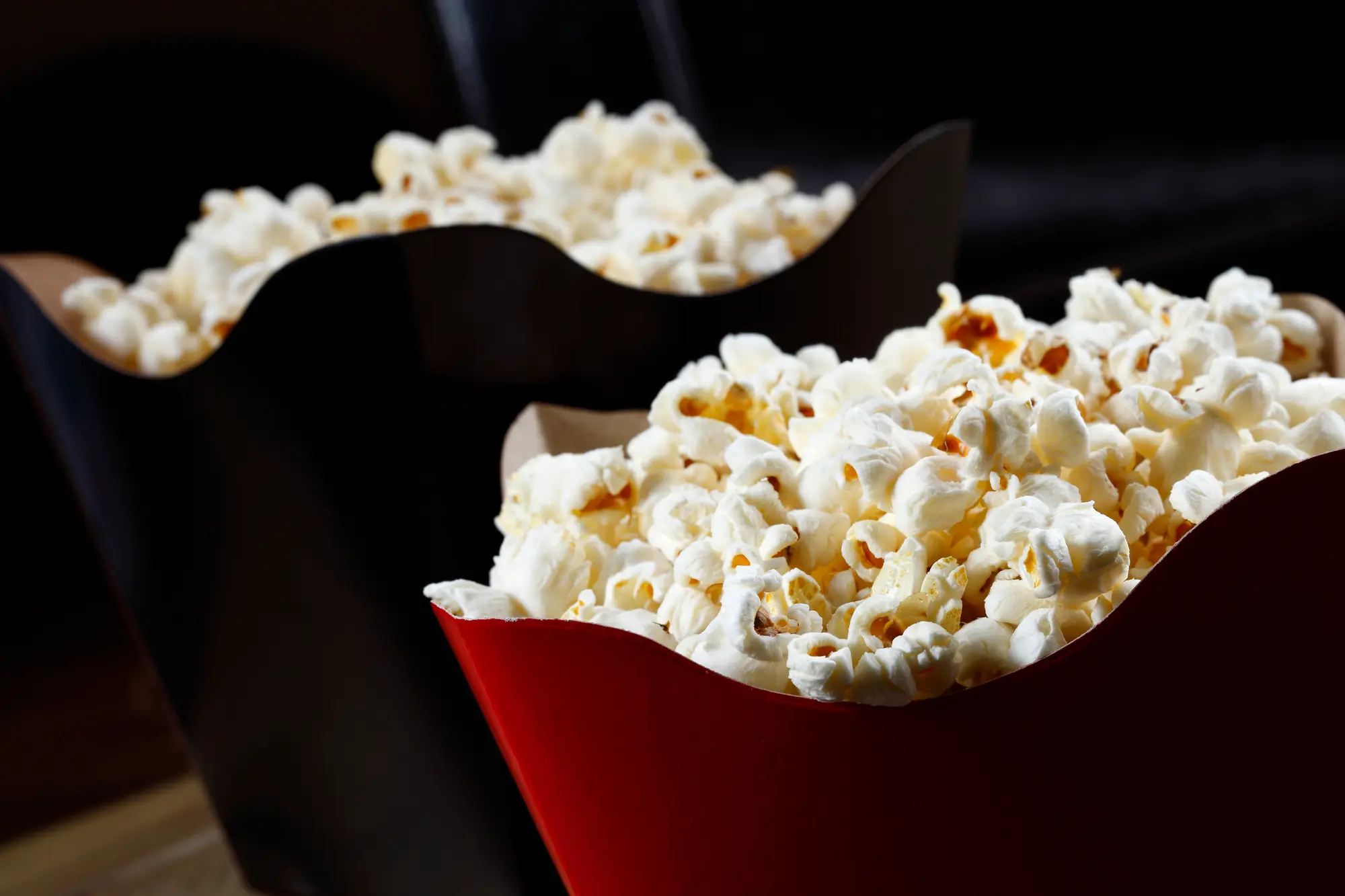 Popcorn in Bechern