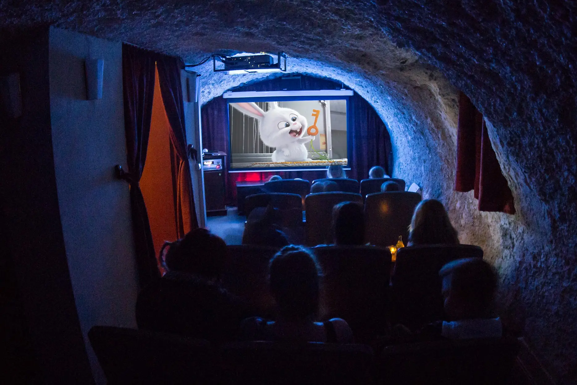 Das kleinste Kino Innenansicht